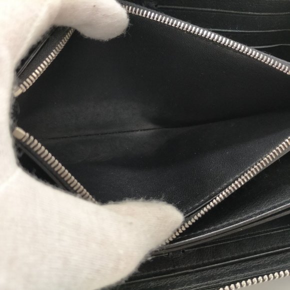 Louis Vuitton LV Zippy Wallet Zippy Wallet M61867 Black Mahina - Picture 6 of 9